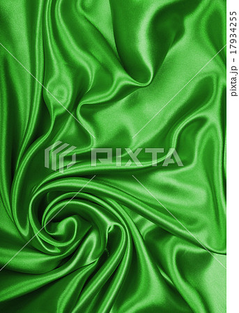 Smooth elegant green silk or satin texture 17934255