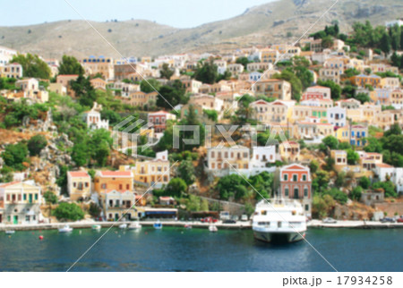Greece. Island Symi. In blur style 17934258