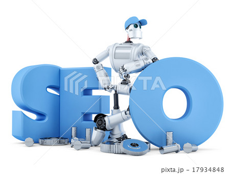 SEO Robot. Isolated. Clipping path SEO Robot. Isolated. Clipping path 17934848