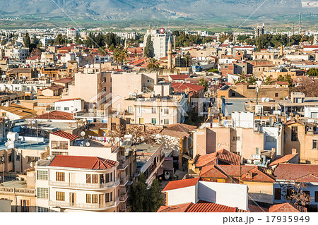 Aerival view of Ledra street. Nicosia, Cyprus 17935949