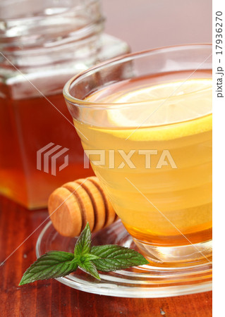 Tea with honey and lemon 17936270