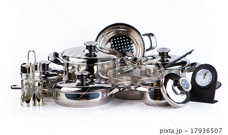 Stainless steel pots and pans Stainless steel pots and pans 17936507