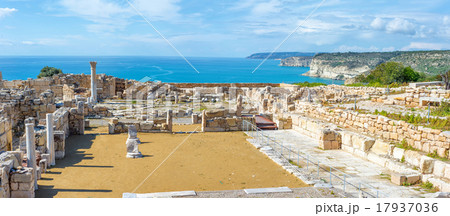 Panoramic view of Kourion archaeological site 17937036