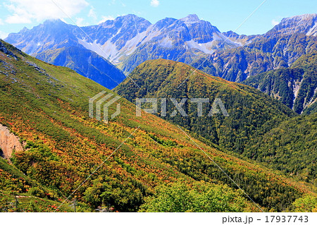 常念乗越付近から見る穂高岳 17937743