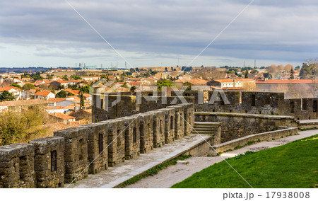 View of Carcassonne from the fortress - Languedoc View of Carcassonne from the fortress - Languedoc 17938008