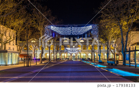 Nimes railway station building - France 17938133