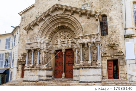 Entrance of the Church of St. Trophime in Arles 17938140