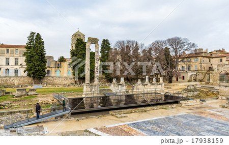 Ruins of roman theatre in Arles 17938159