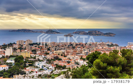View of the Frioul archipelago from Marseille 17938179