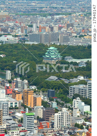 名古屋城と都市風景 17940147