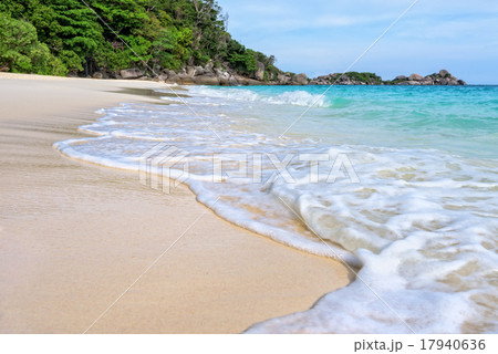 Beach and waves at Similan National Park, Thailand Beach and waves at Similan National Park, Thailand 17940636