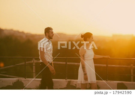 beautiful couple in the city beautiful couple in the city 17942590