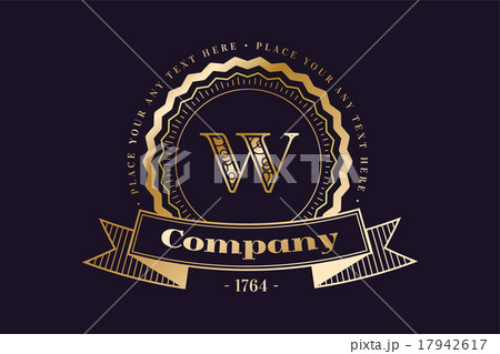 W letter vector icon logo vintage 17942617