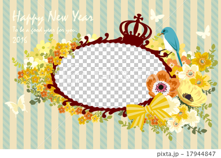 Flowers and birds with frame picture / attachment Flowers and birds with frame picture / attachment 17944847