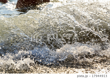 Tidal bore. Sea surf . Vacation at sea. Tidal bore. Sea surf . Vacation at sea. 17944913