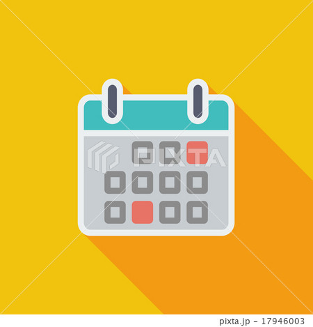 Calendar flat icon Calendar flat icon 17946003
