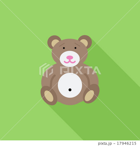 Bear toy icon. 17946215