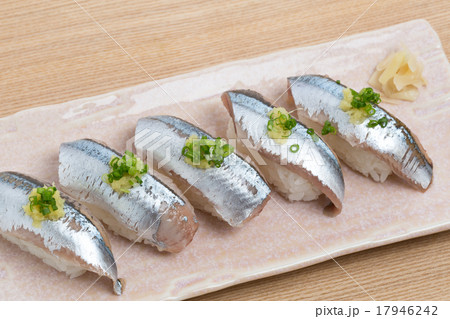サンマのにぎり寿し サンマのにぎり寿し 17946242