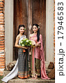 Couple thai woman  traditional dress. 17946583