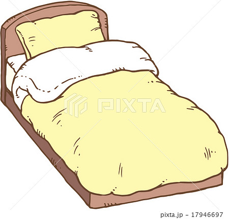 ベッドのイラスト素材 17946697 Pixta
