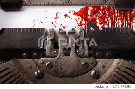 Bloody note - Vintage inscription Bloody note - Vintage inscription 17947190