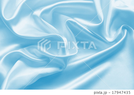 Smooth elegant blue silk or satin as background 17947435