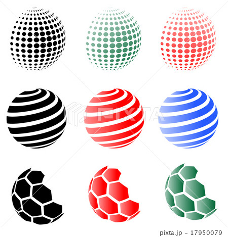 Set of Different Spheres Set of Different Spheres 17950079