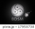 Bdsm sign printed on textile texture 17950738