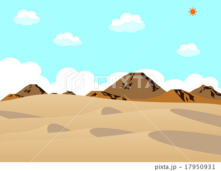 砂漠のイラスト素材 17950931 Pixta