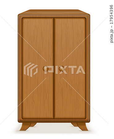 old retro wooden furniture wardrobe vector old retro wooden furniture wardrobe vector 17954396