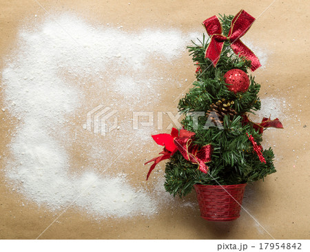 Christmas background with snow fir tree Christmas background with snow fir tree 17954842