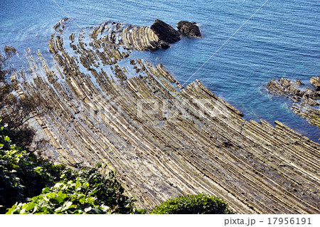 島根半島　須々海海岸　洗濯岩 17956191