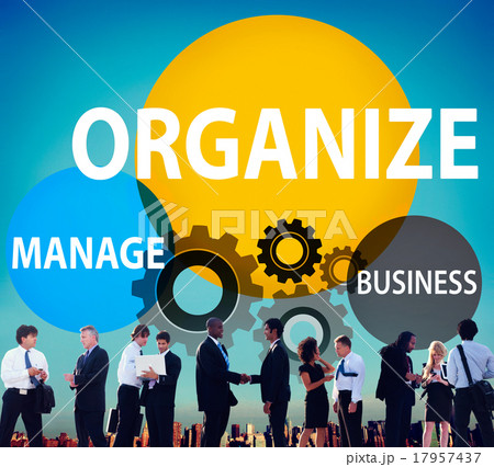 Organize Manage Business Collaboration Community Concept Organize Manage Business Collaboration Community Concept 17957437