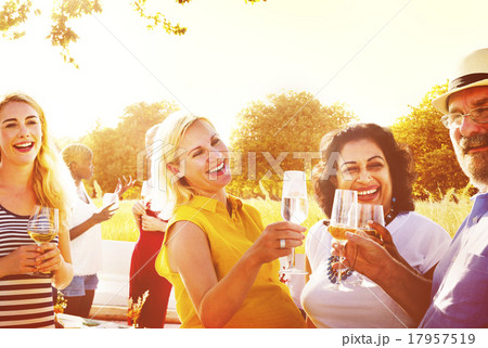 Friends Friendship Party Hanging out Concept 17957519