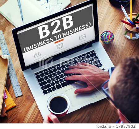 Business To Business Marketing Company Industry Concept Business To Business Marketing Company Industry Concept 17957902
