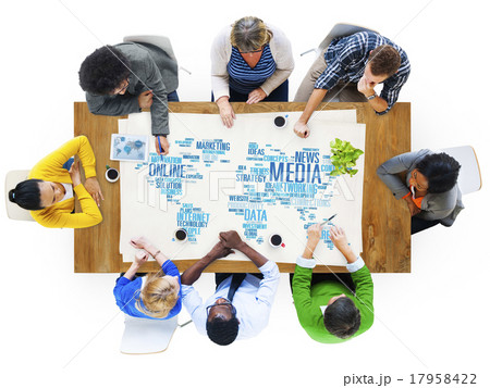 Social Media Internet Connection Global Communications Networkin 17958422