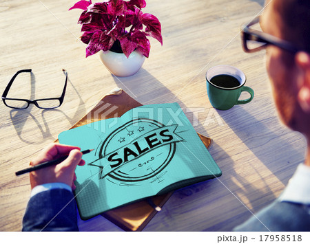 Sales Selling Discount Commerce Marketing Concept 17958518