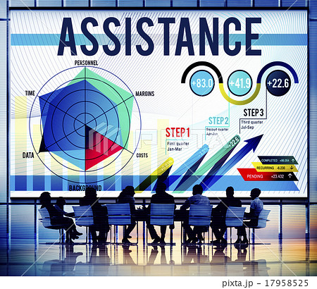 Assistance Aid Support Team Corporate Concept 17958525