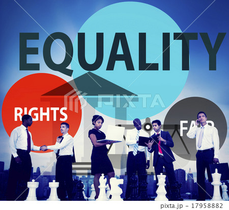 Equality Parity Balance Justice Fair Concept Equality Parity Balance Justice Fair Concept 17958882