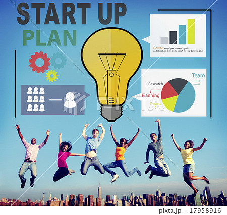 Startup Goals Growth Success Plan Business Concept Startup Goals Growth Success Plan Business Concept 17958916