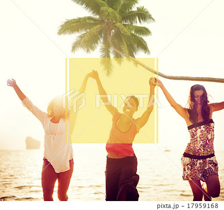 Copy Space Frame Summer Vacation Holiday Concept Copy Space Frame Summer Vacation Holiday Concept 17959168