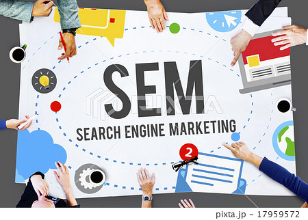 Search Engine Marketing Branding Technology Concept Search Engine Marketing Branding Technology Concept 17959572