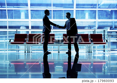 Businessmen Talking Business Airport Deal Concept 17960093
