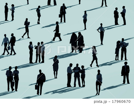 Business Corporate People Silhouette Concept Business Corporate People Silhouette Concept 17960670