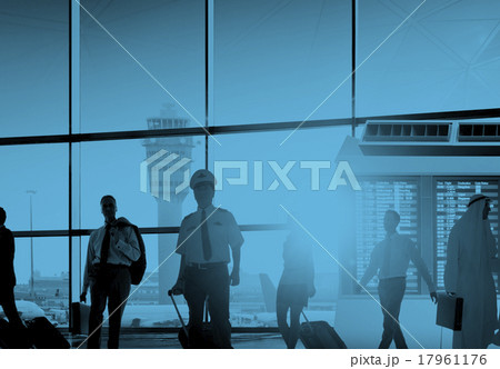 Business People Airport Terminal Travel Departure Concept 17961176