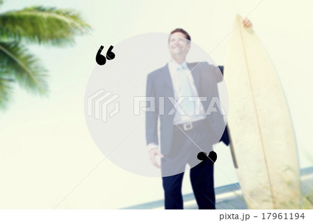 Blank Copy Space Holiday Quotation Mark Summer Concept 17961194