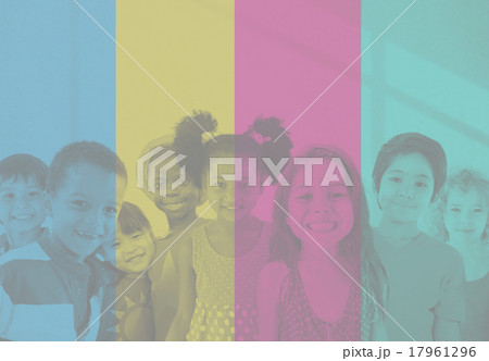 Diversity Children Friendship Innocence Smiling Concept Diversity Children Friendship Innocence Smiling Concept 17961296