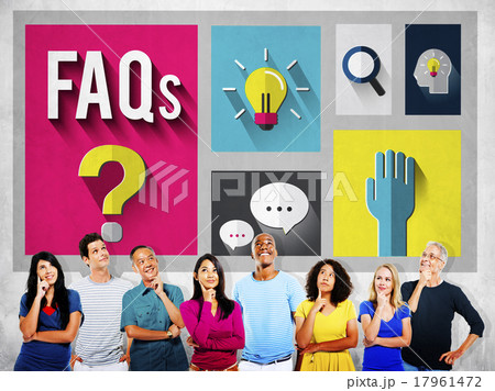 Frequently Asked Questions Help Inforamtion Answer Concept 17961472