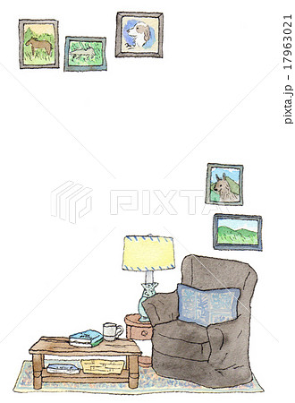 Black Sofa Illustration Stock Illustration