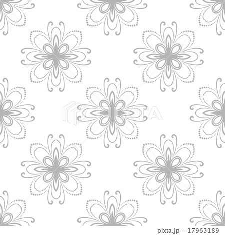 Floral Fine Seamless Vector Pattern 17963189